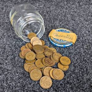 Lot of Canadian Cents - Ranges from 1939 to 1963