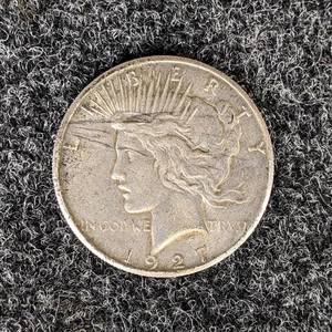 1927 Peace Silver Dollar
