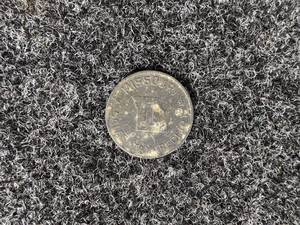 1 Mil Missouri Sales Tax Receipt Token - Made from 1925 to 1940