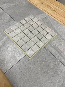 30 Sheets Sichenia Lecave Limestone Grigio Italian Porcelain Mosaic Tile