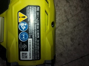 lot 8 image: RYOBI ONE 18V Cordless 38 in. 3-Speed Impact Wrench (Tool Only)