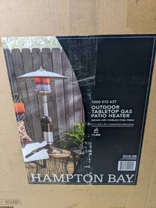 lot 119 image: New Hampton Bay 11,000 BTU Tabletop Propane Patio Heater - Z
