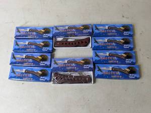 lot 110 image: New Set of 10 Frost Cutlery Eagle Eye III Pocket Knives - Z
