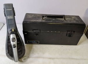 lot 216 image: Vacuum Lot Black & Decker Lithium Handheld Vacuum & Omega Vac Supreme in Case - Z