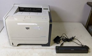 lot 217 image: Lot of Printers Brother Pocket Jet 6 and HP LaserJet P2055dn - Z