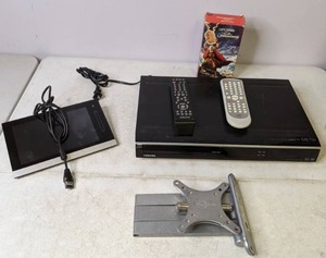 lot 218 image: Lot of AV Equipment  Toshiba DVD Video Recorder, Cisco TelePresence Touch, Omnimount LCD Cantilever & More - Z