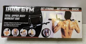 lot 208 image: Iron Gym Total Upper Body Workout Bar - Z