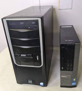 lot 225 image: Lot of Two Desktop Computers Dell Optiplex 790 & CIT Pentium D - Z