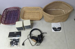 lot 231 image: Mixed Lot New GoPro Roll Bar Mount, Delta Listn In-Flight Headphones, Koss Computer Speakers & More - Z