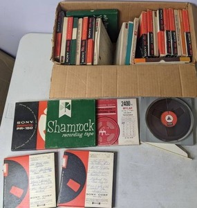 lot 177 image: Collection of Vintage Recording Tapes and More - Z