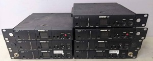 lot 187 image: Set of (7) SHURE Brothers UC4-UB  UC4UB Wireless Receivers - Z