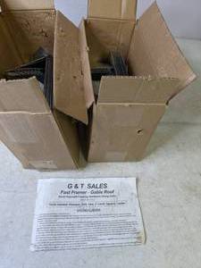 lot 226 image: Lot of Two Boxes of Fast Framer Gable Roof Framing Hardware - Z