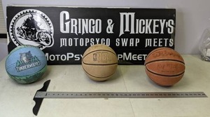 lot 229 image: Mixed Lot Gringo & Mickeys Sign, 3 Basketball & T-Square - Z