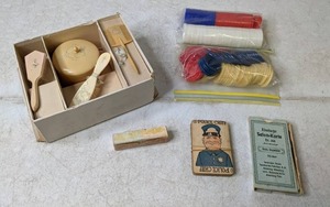 lot 277 image: Vintage Vanity Set, Vintage Card Games, Poker Chips and More - N