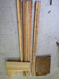 lot 319 image: Lot of 49 Pieces of Wood Lumber, Boards & Scrap - N
