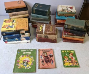lot 314 image: Collection of Vintage Books Little Golden Books, Charlottes Web, Lewis Carroll, Training Manuals and More - N