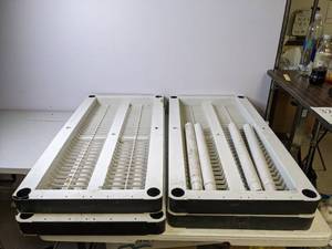 lot 329 image: 4-Tier Heavy Duty Plastic Utility Storage Shelf - N