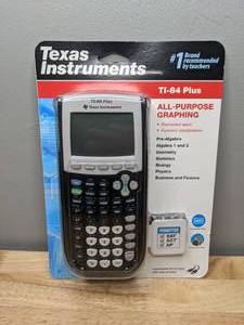 lot 32 image: Brand New Texas Instruments TI-84 Plus Graphing Calculator 10-Digit LCD - T