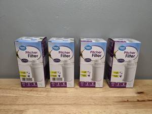 lot 53 image: Set of 4 Brand New Great Value Water Pitcher Filter Cartridges - T
