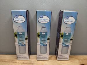 lot 46 image: Set of 3 Brand New Great Value Refrigerator Water Filters - T