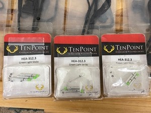 lot 258 image: Lot Of Ten-Point Crossbow Green Light Sticks & Bolt Crossbows Spare 50# Strings