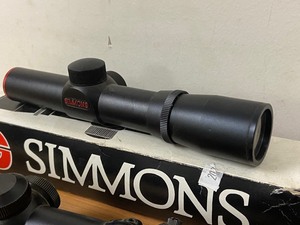 lot 260 image: Lot Of (1) Simmons 21005 2.5x20mm Rifle Scope With Mounts & (1) Tasco Silver Antler 2-7x32 Rifle Scope With Mounts