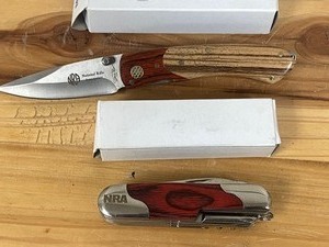 lot 264 image: Lot Of Assorted NRA & More Pocket  Folding Knives