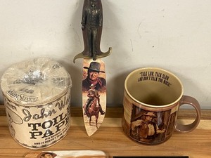 lot 266 image: Lot Of Assorted Collectible John Wayne Commemoratives