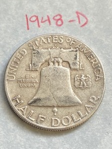 (1) Franklin Half Dollar Coin