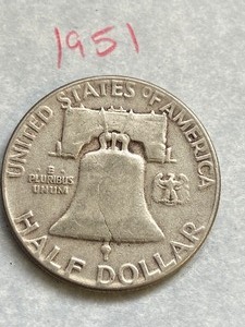 (1) Franklin Half Dollar Coin