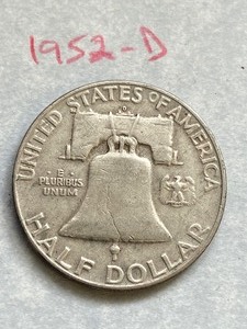 (1) Franklin Half Dollar Coin
