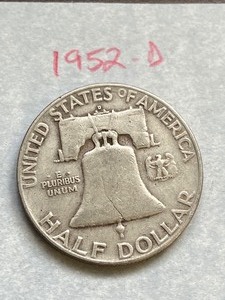(1) Franklin Half Dollar Coin