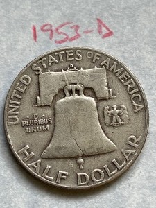 (1) Franklin Half Dollar Coin