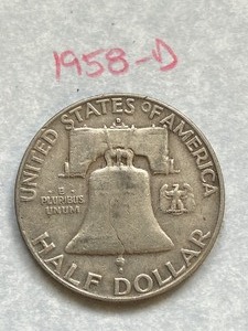(1) Franklin Half Dollar Coin
