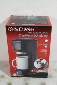 lot 34 image: Betty Crocker Single Serve Pod Coffee Maker