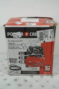 lot 42 image: BROKEN Porter Cable 6 Gallon Pancake Compressor