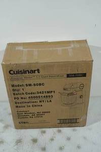 lot 43 image: NEW Cuisinart Precision Master 5.5 Quart Stand Mixer