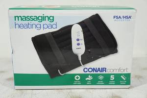 lot 72 image: NEW ConAir Thermaluxe Massaging Heating Pad
