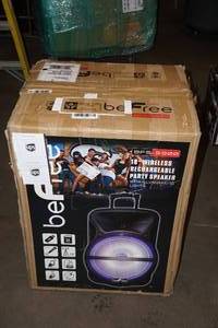 lot 87 image: BeFree BFS-5900 18 Wireless Rechargeable Party Speaker