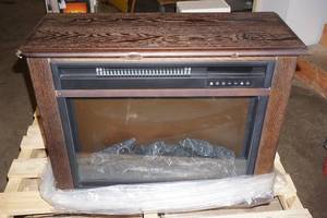 lot 200 image: Life Smart Infrared Quartz Fireplace Heater