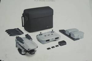 lot 56 image: DJI Mavic Air 2 Camera Drone Fly More Combo