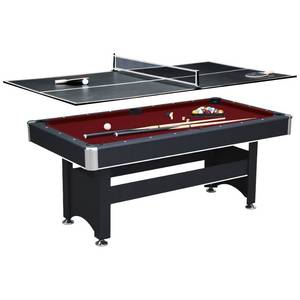 lot 217 image: Hathaway Spartan 6 Pool Table with Table Tennis Top