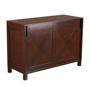 lot 138 image: Merry Products Windsor Shoe Dresser - Espresso