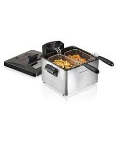 lot 157 image: Hamilton Beach Double Basket Deep Fryer