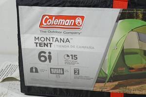 lot 111 image: NEW Coleman Montana 6 Person Tent