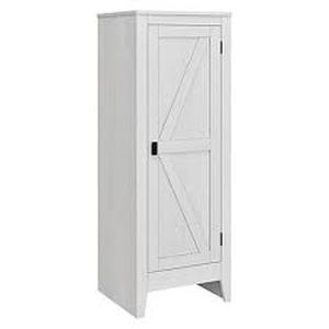 lot 185 image: Ameriwood Home Bassinger 17 Storage Cabinet - Ivory