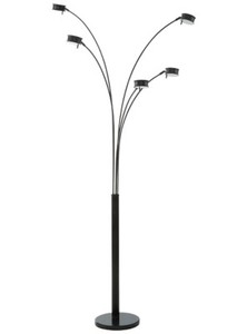 lot 229 image: Signature Design by Ashley Marike Arc Lamp L725129 - Store Display - Does not work.