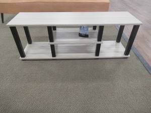 lot 223 image: Signature Design by Ashley Waylowe 48 TV Stand, W201-10 - Store Display.