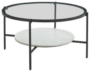 lot 256 image: Signature Design by Ashley Zalany Coffee Table, T245-8 - Store Display.