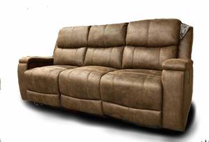 lot 258 image: Signature Design by Ashley Marwood Reclining Sofa, 3740488 - Store Display.